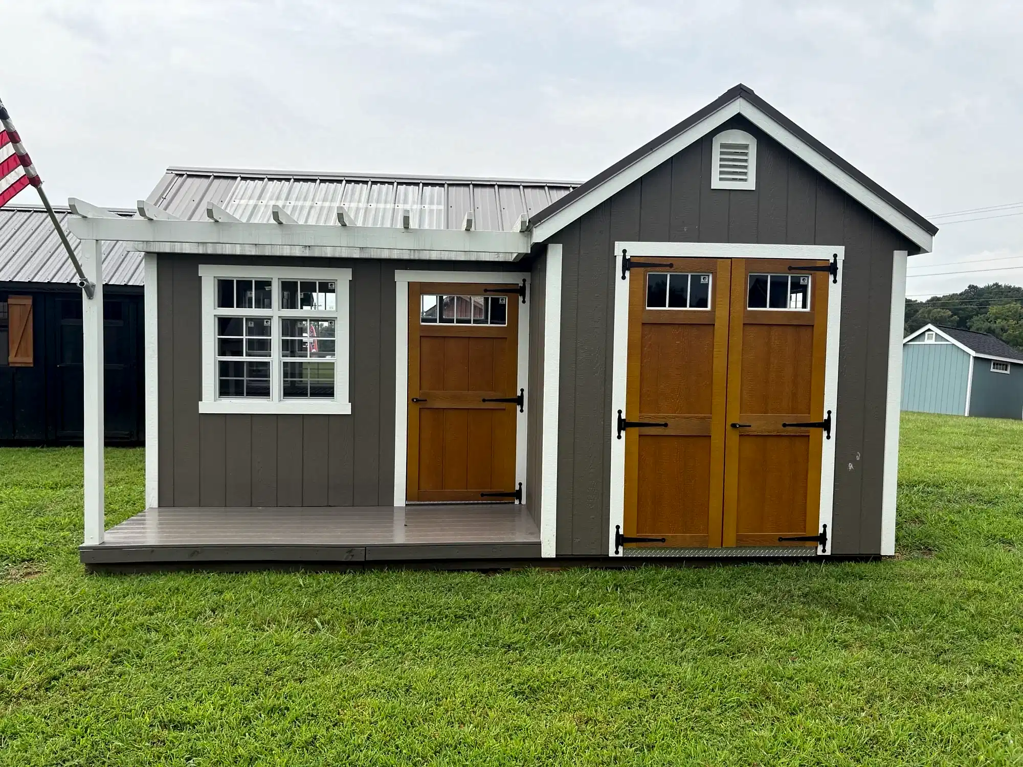 10x18 Custom Shed - Greenhouse (#HB005)