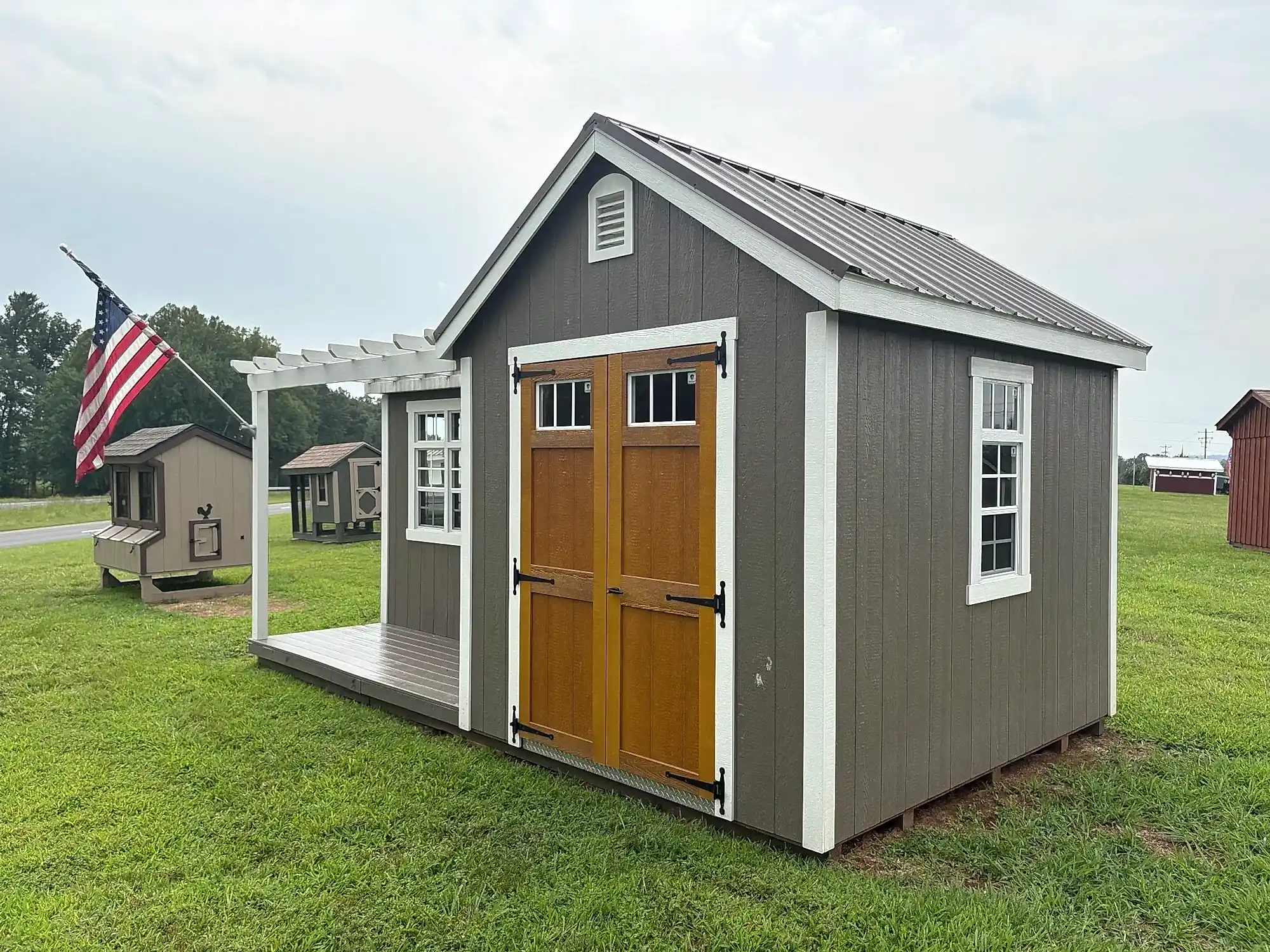 10x18 Custom Shed - Greenhouse (#HB005)